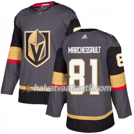 Miesten NHL Vegas Golden Knights Pelipaita Jonathan Marchessault 81 Adidas 2017-2018 Harmaa Authentic
